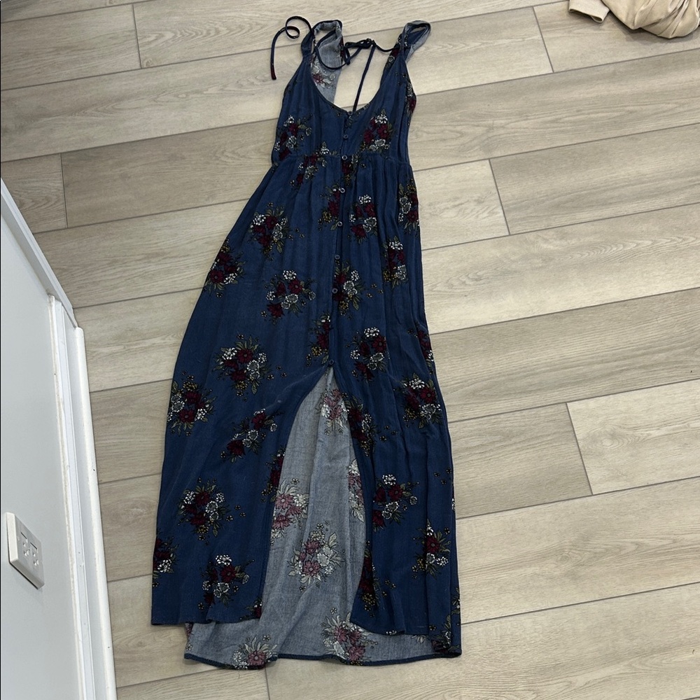 Floral Maxi Dress in Blue